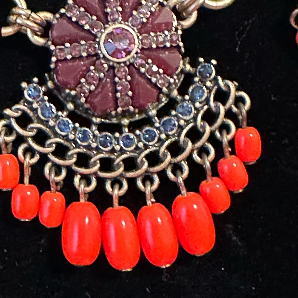 J. Crew Purple Orange necklace - Picture 4 of 4